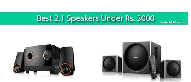 Best 2.1 Speakers Under Rs 3000