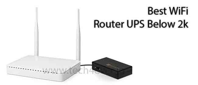 Best WiFi Router UPS under 2000